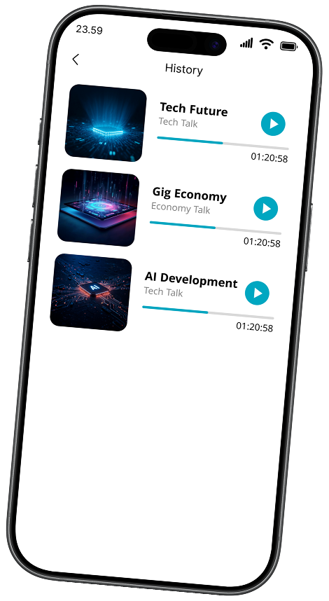 Podcast App Screen 1