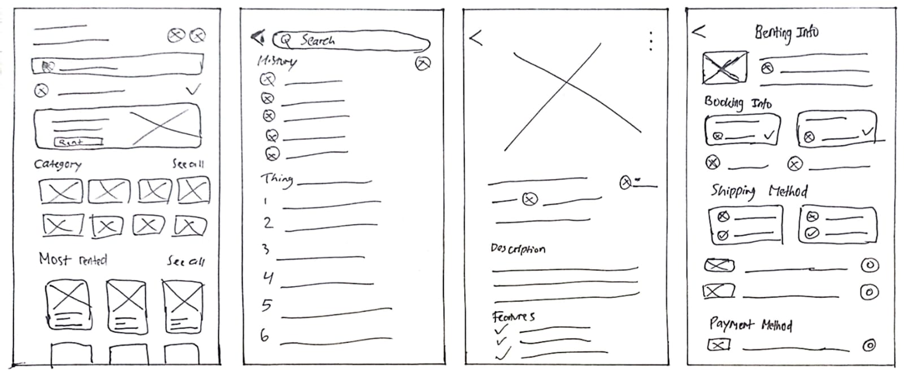 Podcast App Wireframes